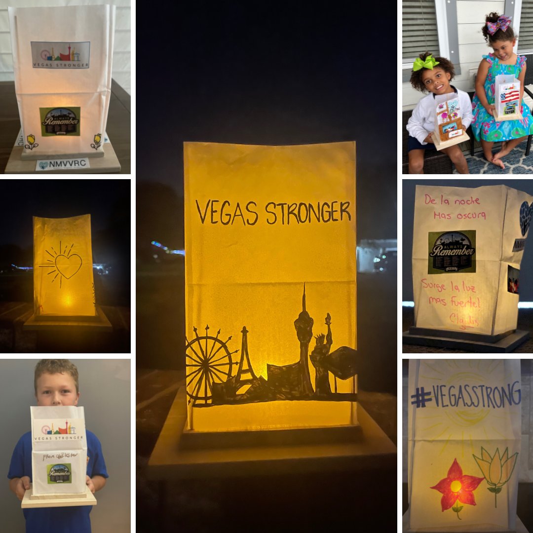 NMVVRC's tweet photo. @VegasStrongRC @UWSN @LVMPD @CityOfLasVegas #01October To those whose flame has been extinguished, let these lantern lights represent our #Love & #Compassion & #Remembrance.
#NeverForget #AlwaysRemember https://t.co/ZD3QGdXrZE