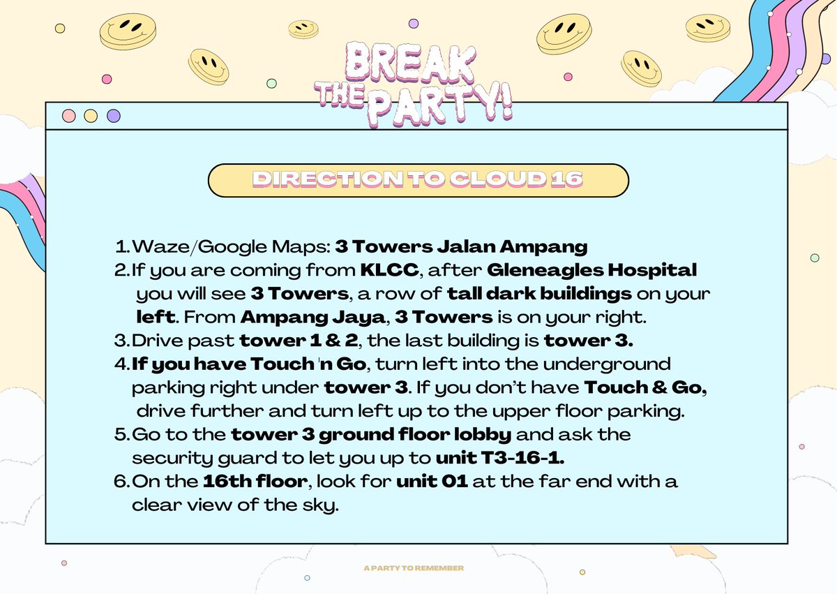 #BreakTheParty NOTICE‼️

See you later~