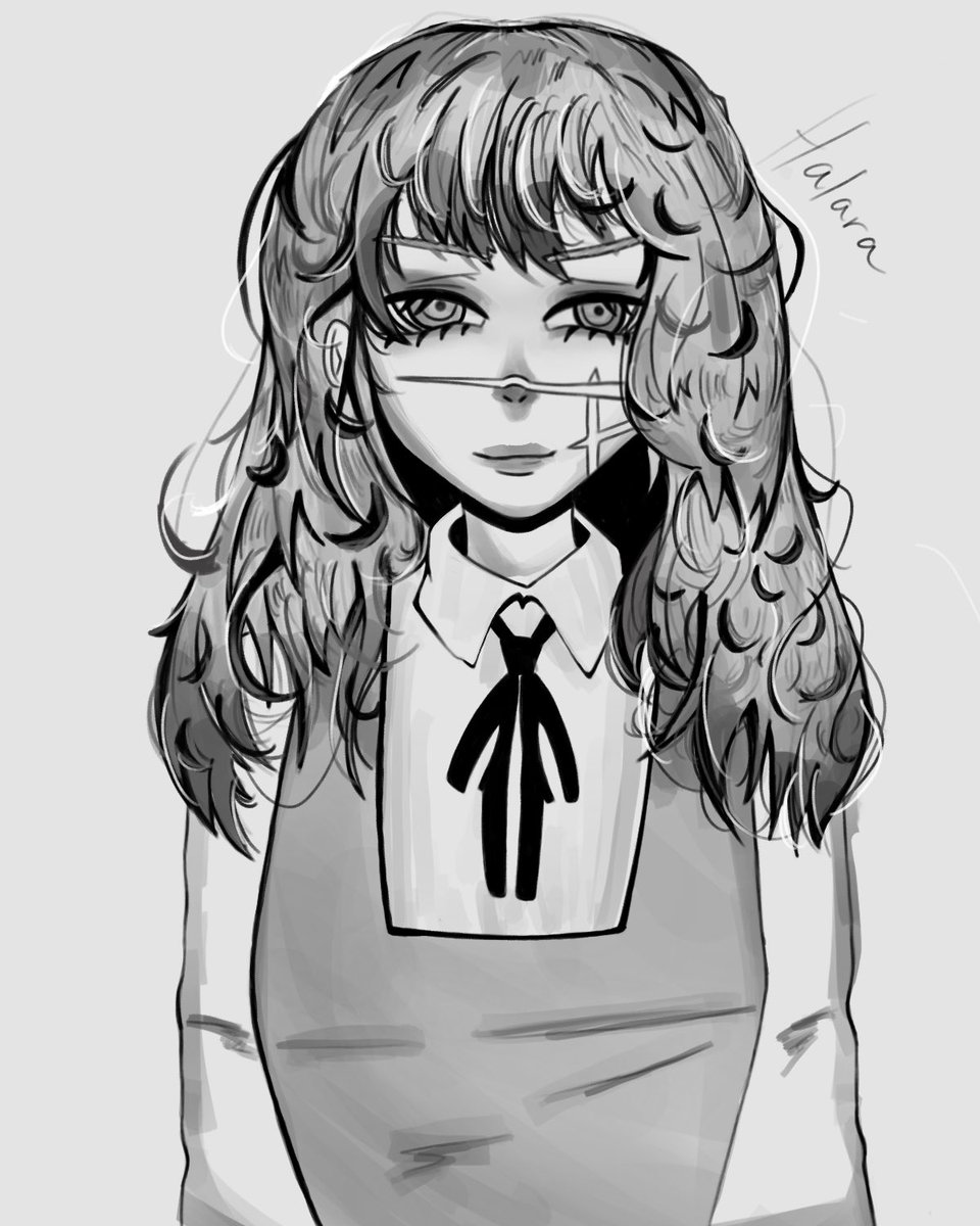 halarasoul's tweet image. Sharing my unfinished artwork of Asa Mitaka :)) 

#wip #artwork #asamitaka #chainsawman