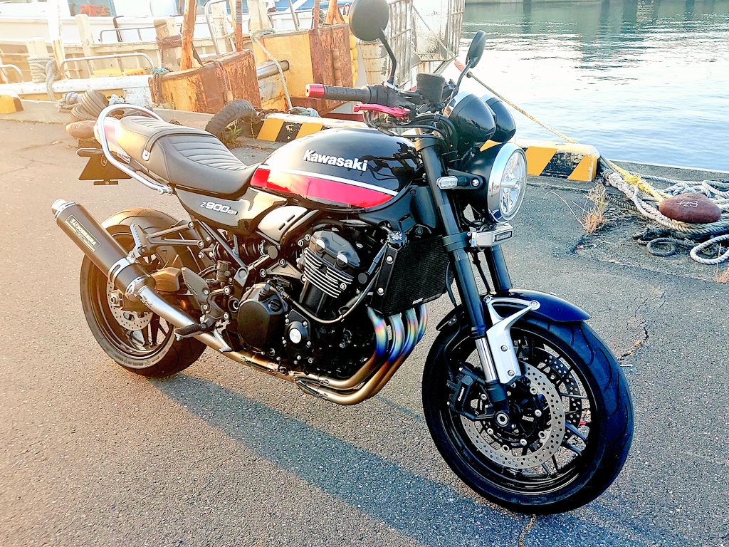 夕方の風が気持ち良かった✨
#バイク乗りとつながりたい 
#バイクのある生活 #Z900RS