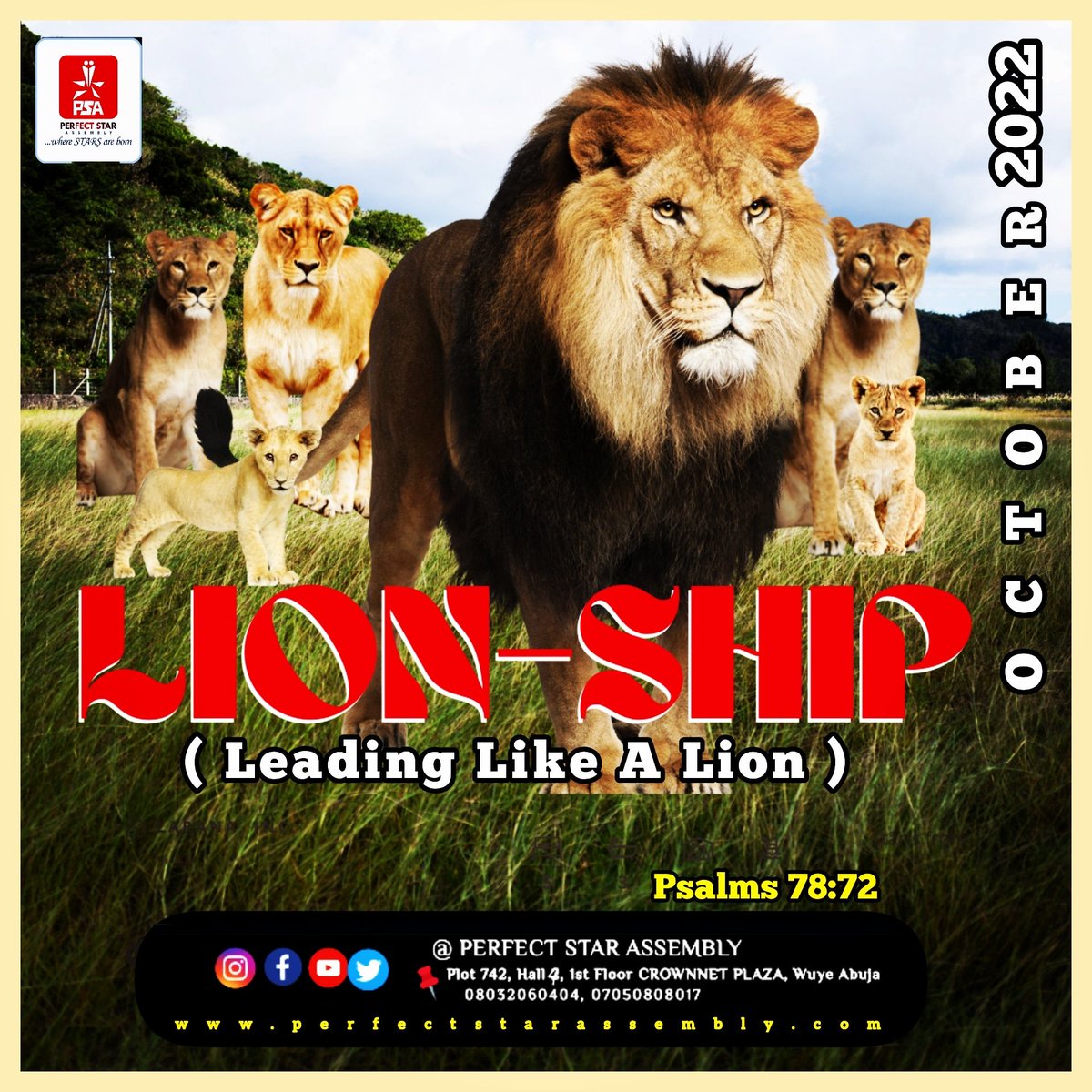 gbenga489's tweet photo. WELCOME TO OCTOBER 2022

OUR MONTH OF DOMINION THROUGH LEADERSHIP

ISRAEL BECAME A DOMINANT NATION THROUGH THE LEADERSHIP OF ONE MAN (DAVID)

YOU SHALL HAVE DOMINION IN THIS MONTH &amp; BEYOND IN THE NAME OF JESUS CHRIST https://t.co/uofd5nR5NC
