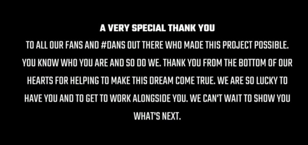 MESSAGE FROM MAJANDRA + BRENDAN IN THE #BANDT CREDITS: 

If there is any take away from this pilot it is the fact that every dan made this feat possible and that they are immensely appreciative of each and everyone of us. No donation went unnoticed.