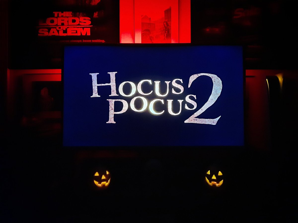 Today's film 
'Hocus Pocus 2..' 2022
#Supernatural #Comedy #AnneFletcher