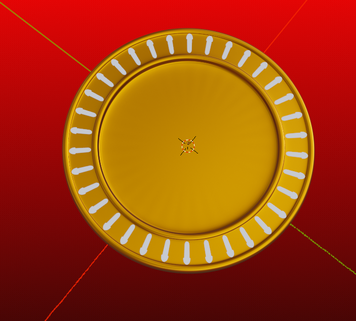 Ya he avanzado en mi moneda #3D, ahora le añadí 34 símbolos fálicos a cada lado de la moneda. Me está gustando el resultado.

#Akaxulub #3DCoin #Coin #Money #FictionMoney #FictionCoin #CGI2022 #CGI #preview #phallic_symbol #PhallicSymbol #Gold #Golden #GoldenCoin