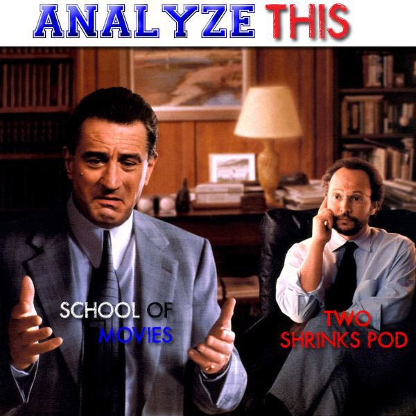 TwoShrinksPod's tweet photo. We’ve gone back to school!

Check out the latest @SchoolOfMovies  ep about Analyse This

We chat about all things mobster therapy - ethics, trauma processing under gunfire &amp; toxic masculinity 

@Therapists_C  @podernfamily 

https://t.co/ubqpmWwfwJ https://t.co/Gd1Akb2LO3