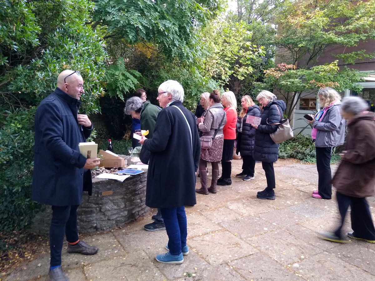 A wonderful turnout with lots of new visitors to our #ArtLate shared evening with @TheNorthWall , @Sarah_WiseGal and Art-K Studio. Wine tasting with @GrapeMinds added to the fun when visitors met our #sculptors Christopher Townsend @lovethetree and Wilbur Heynes.
