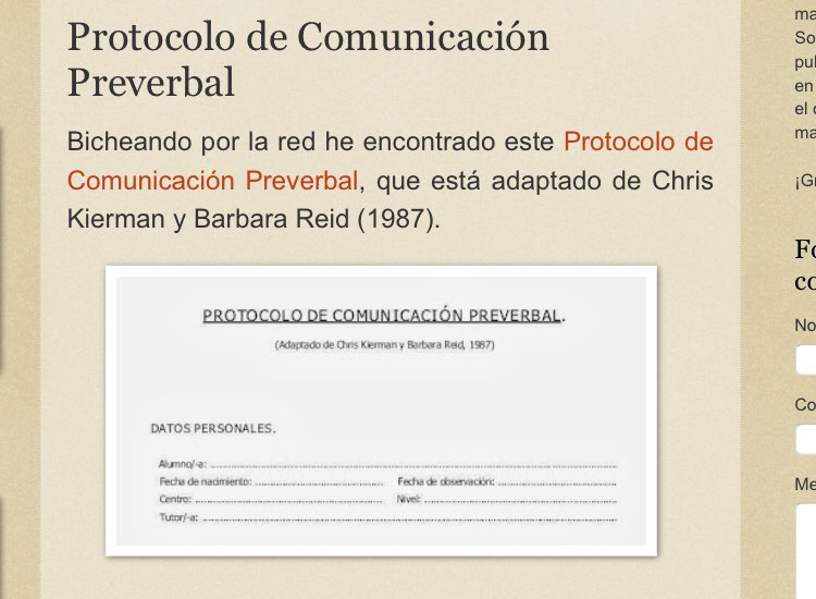 BauldeLogopedia's tweet photo. Protocolo de Comunicación Preverbal https://t.co/dE95mlC3Q4 #atencióntemprana #logopedia https://t.co/BJTeBavwLb