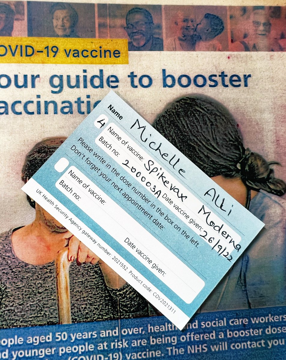 BCHCCoSec's tweet photo. Had the new bivalent COVID booster @bhamcommunity on Monday, feeling good and would recommend @IPCBCHC1 #TestandProtectTeam #WinterSafe #COVIDvaccine https://t.co/0Urk7CmheO
