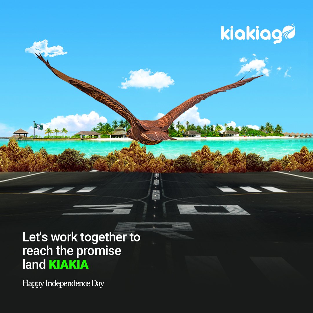From all of us at Kiakiago Travels, we wish all our clients a Happy Independence Day. 

#kiakiagotravels #kiakiago #travel #independenceday #naijaat62🇳🇬