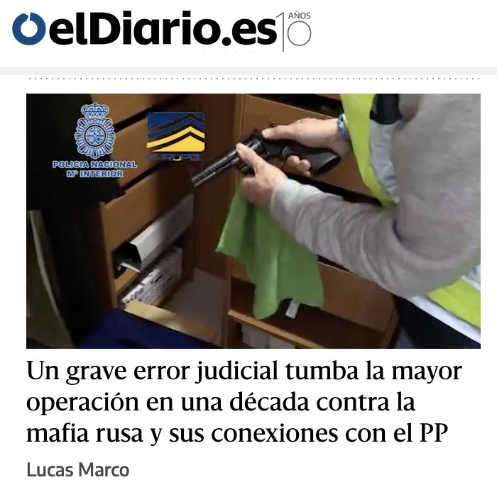 MordorExiste's tweet photo. Un HORROR judicial tumba la mayor operación policial en una década contra las MAFIAS RUSA Y DEL PARTIDO POPULAR. https://t.co/X3FrhwgzaC