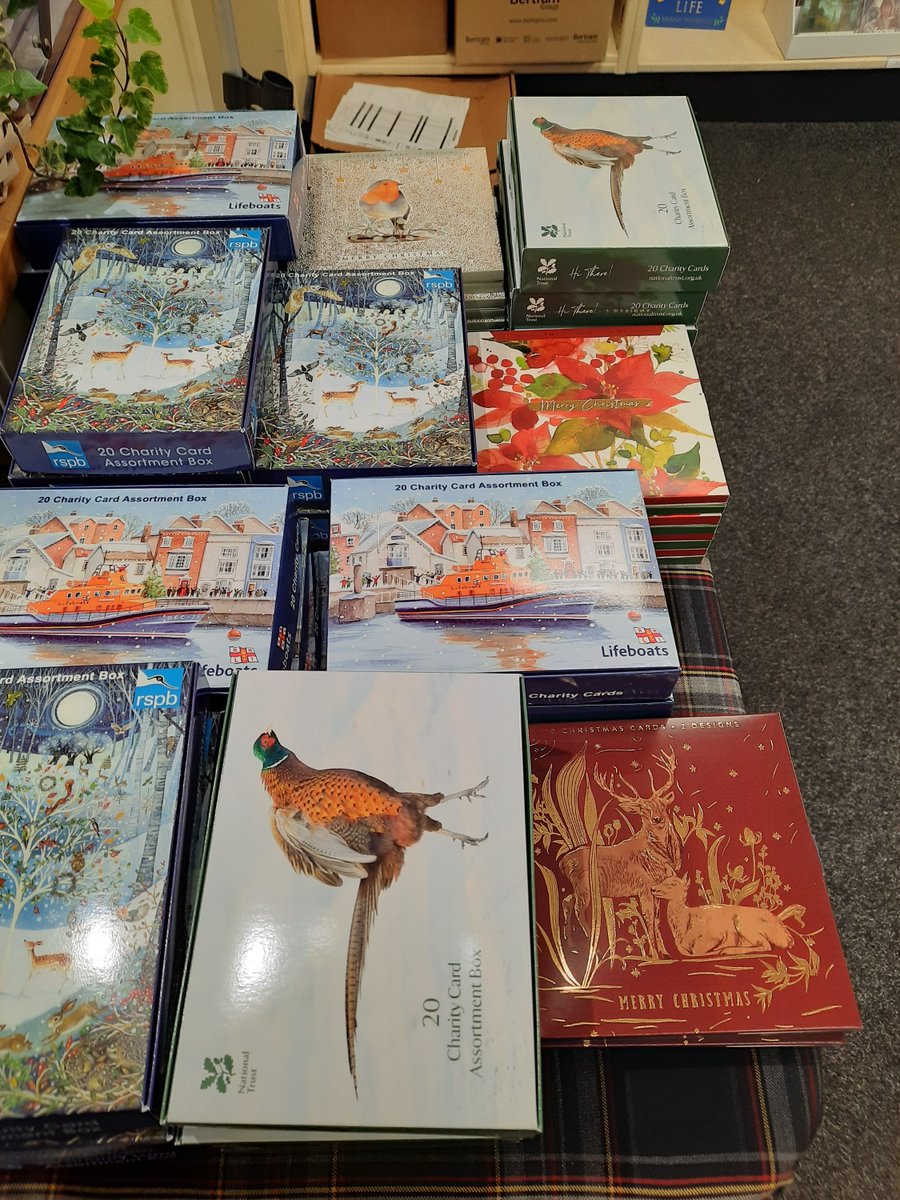 UllapoolB's tweet photo. Sshhhhh don't tell everyone but our #Charity #Christmas cards have arrived at @UllapoolB
We have a stand of 27 designs with #charity packs, 3 separate #christmascard boxes with 20 in each & 3 designs of #Cardwallets too. Charities include @Natures_Voice @RNLI and @nationaltrust https://t.co/Tft5497y7f