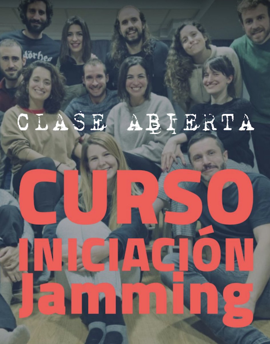 Te podríamos contar muchas cosas de nuestras clases pero sobre toding es que entras de una forma y sales  con la misma cara que tienen aquí nuestros alumnings.
¡Vente a descubrirlo el miércoles 5 octubre!
⏰ 19:30h
📍 Espacio <a href="/jammingteatro/">Jamming</a> de Madrid.
📮 escuela@jammingweb.com