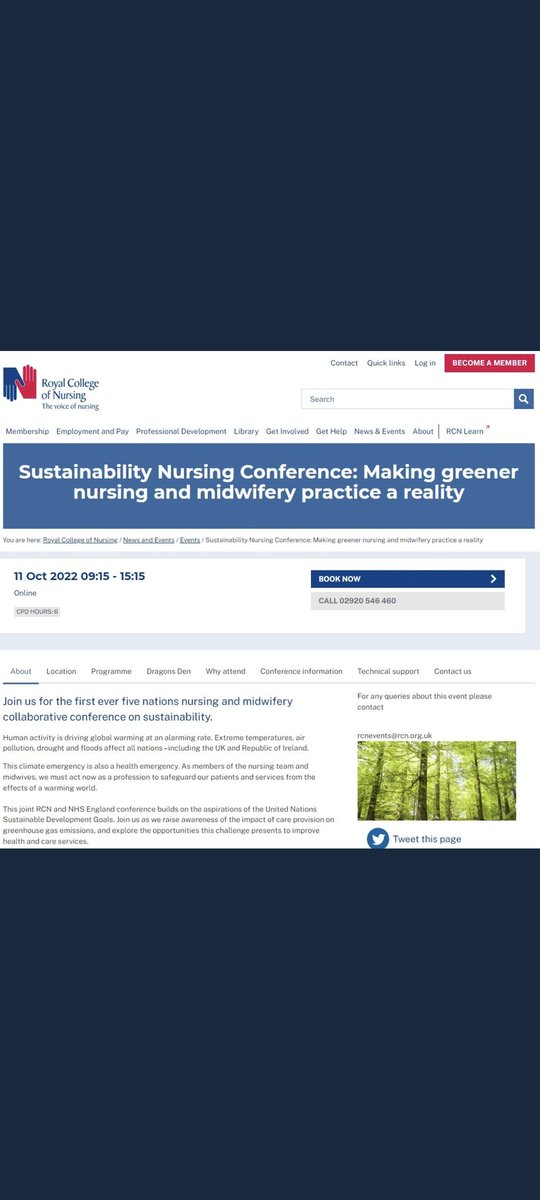 We're looking forward to seeing how we can make a difference in critical care at the sustainability nursing conference.
Register to join us and make a difference! 
 #greenweek