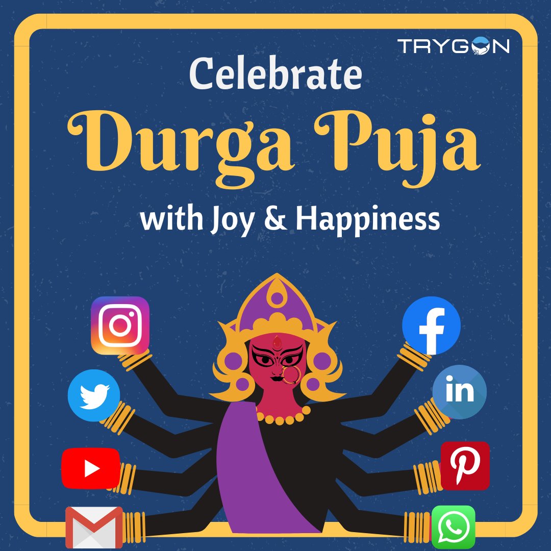 Trygon_Web's tweet photo. May Maa Durga guide us in our paths and enlighten us with her knowledge. 🙏
A very Happy Durga Puja to all of you from Trygon Technologies. 🥰
#digitalmarketing #digitalmarketingagency #durgapuja #durgapuja2022 #festiveseason #festival #trygon #technologies #socialmedia #twitter https://t.co/4QGNbXthLN