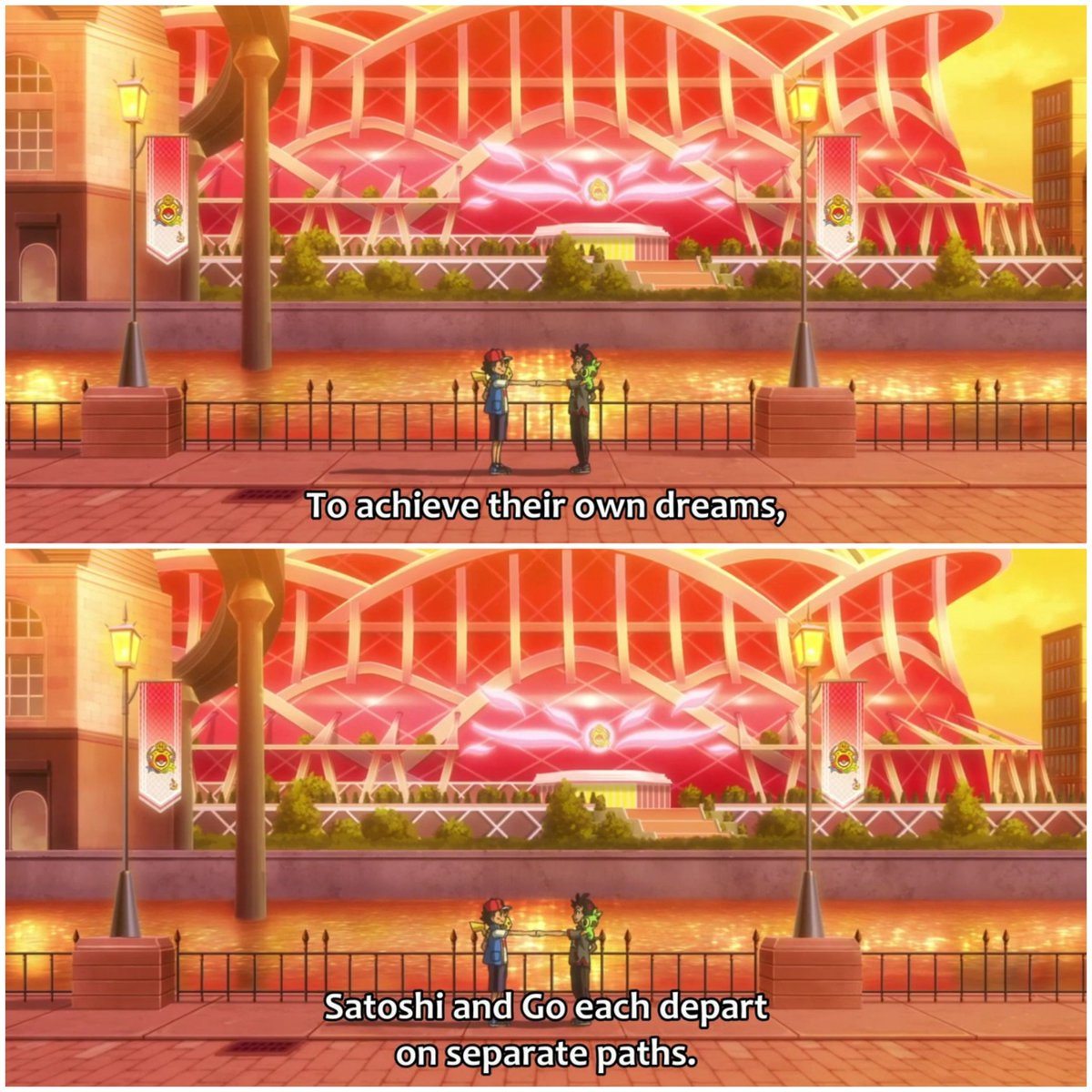 POKEPRINCESAM1's tweet photo. #MasterTournament #PWC #WCS
#ProjectMew
#Ash is having the final Battle against #Leon tomorrow
At the same time, #Goh has been summoned for his research
Both part ways
Maybe, their next meeting may happen after few episodes or in next season
#anipoke #anipokespoilers #pokemon https://t.co/dU6dEnciqP