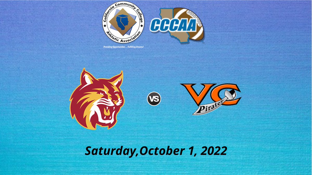 AffiliatedCccaa's tweet photo. Saddleback vs Ventura | CCCAA Football
🗓 on Saturday, October 1
⏰ 6:00 PM
📺 https://t.co/uJVouZeb47
@SaddlebackColl @Saddleback_FB @GoSCBobcats @CoachRDJordan @Saddleback_DC @Mason_bengal21 @MrStokes_5 @kapenagushiken @RoeeLachmish @EzekielPeirce @Trendingjoey https://t.co/fpV2qxVu0y
