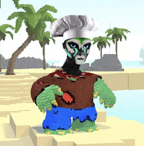 "I'm in NFTs for the art" 
the art: