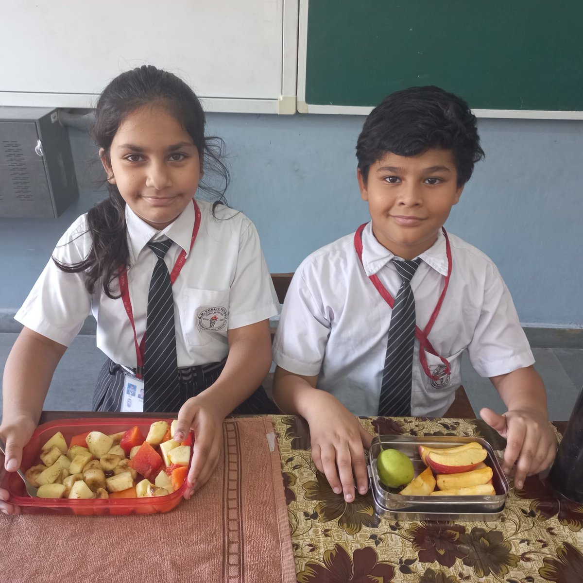 MMPublicschool1's tweet photo. Nutrition Fete: Poshan Maah Activity
To sensitize students regarding nutrition in their formative years, the #Nutrition #Fair was organised for the Primary Graders on Thursday, September 15, 2022, in school premises.
#PoshanMaah #Nutritionforkids #Nutritionforstudents https://t.co/QVyKkFG2IG