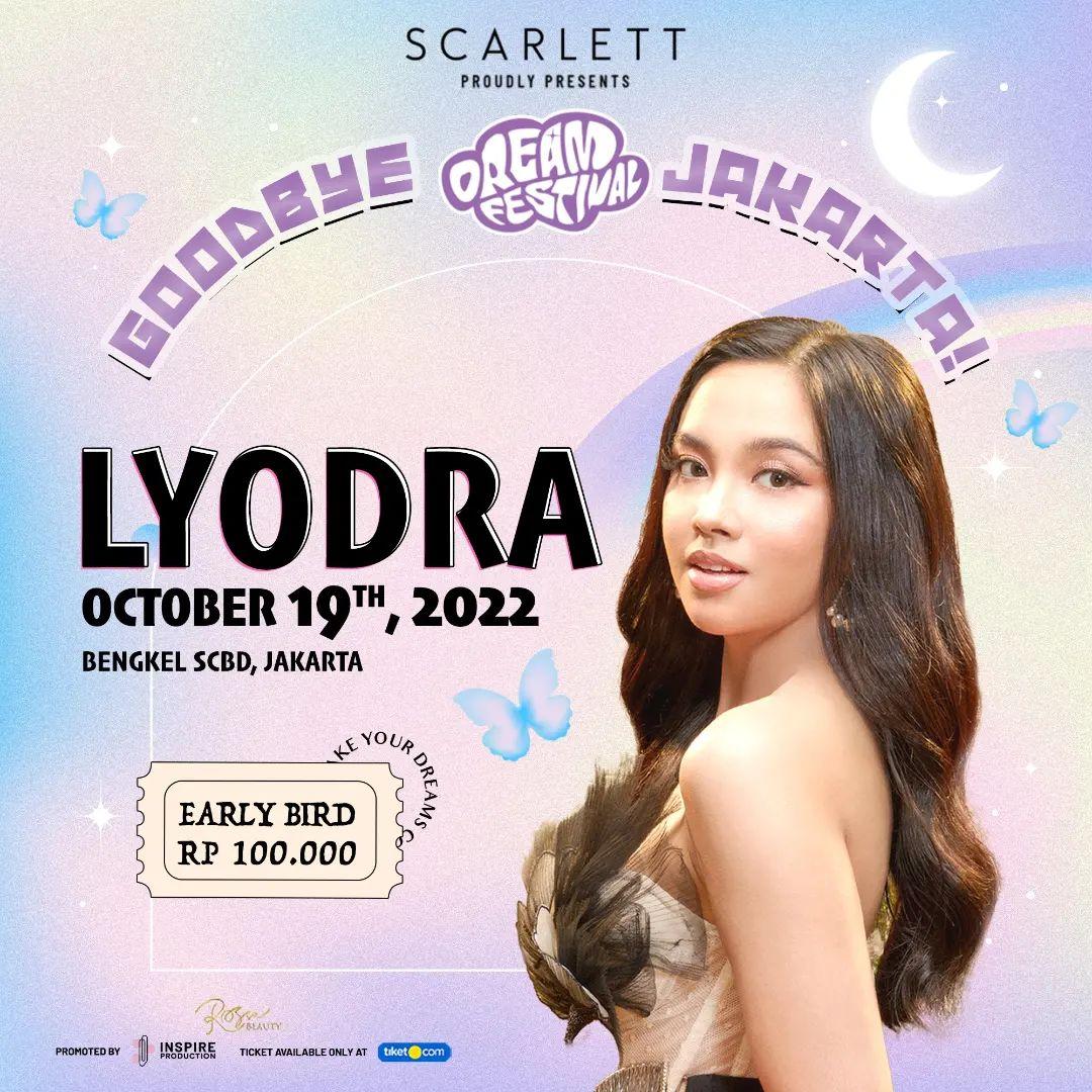 MylyodraOfc's tweet photo. kapan lagi nonton @imlyodra cuma bayar Rp100.000?🤩
soooo, grab it fast MyLy!🔥
https://t.co/1wdWn20plZ
#inspireidn #inspiremusic #inspireproduction #dreamfest #dreamfest2022 #konserjakarta #lyodra https://t.co/c5p6n5koID