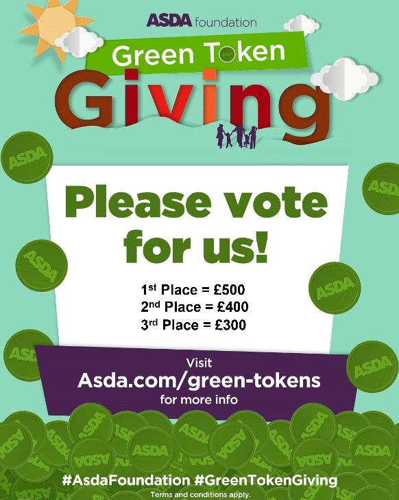 Please vote for HAVELOCK COMMUNITY CENTRE in the ❤️of Southsea. ASDA Green token giving is online so please go to Asda.com/green-tokens to vote. You can vote every week to the end of the year!!!! Thankyou so much. #havelockcommunitycentre #AsdaFoundation #GreenTokenGiving