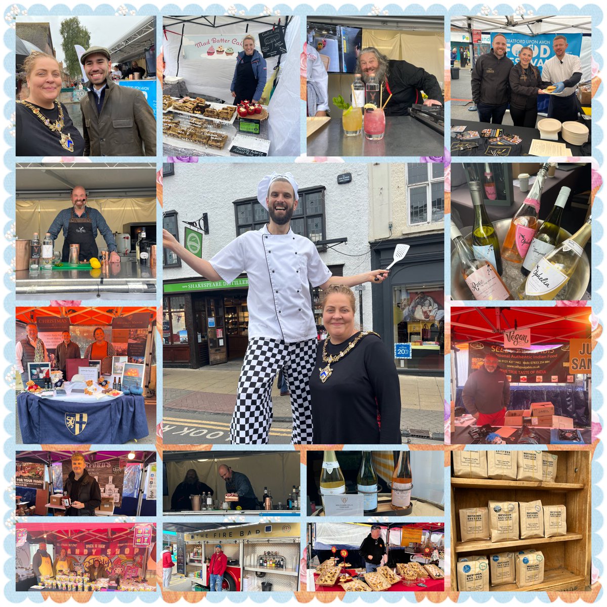 Despite the weather yesterday, it was a great first day at Stratford-upon-Avon Food Festival. 

Lovely to see so many local businesses with stalls there including <a href="/SipnSwig/">Sip 'n' Swig</a>,  <a href="/MonsoonEstates/">Monsoon Estates Coffee</a>, <a href="/Loxleys/">Loxleys Restaurant</a>, <a href="/BillesleyManor/">Billesley Manor Hotel & Spa</a>, &amp; <a href="/WelcombeVines/">Welcombe Hills Vineyard</a>