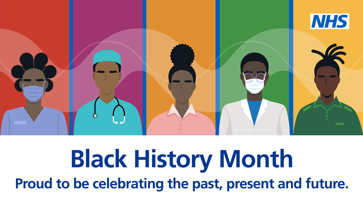 This #BlackHistoryMonth we’re proud to be celebrating the past, present and future of Black NHS colleagues.
 
We will share a range of personal stories and highlight the work happening across the country to tackle health inequalities.💙