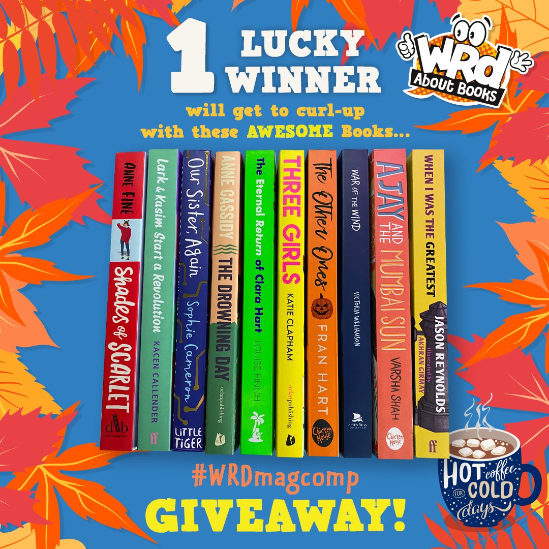 Nights are drawing in, you've binge watched everything on tv. It MUST be early night &amp; cocoa season! 
We haven't had a mix bundle #WRDMagComp for a while…now is the perfect time to indulge 📚📚☕️  
RT/Flw by Oct 7 for the chance to win this wonderful stack of boredom busters 🥰