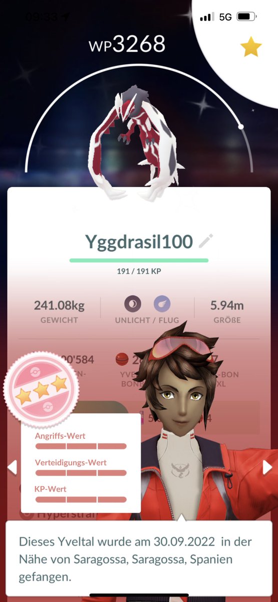 inevitableLewis's tweet photo. 💯💯Epic Shiny #pokemongo #Yveltal #100iv https://t.co/XCi6D4lNUB