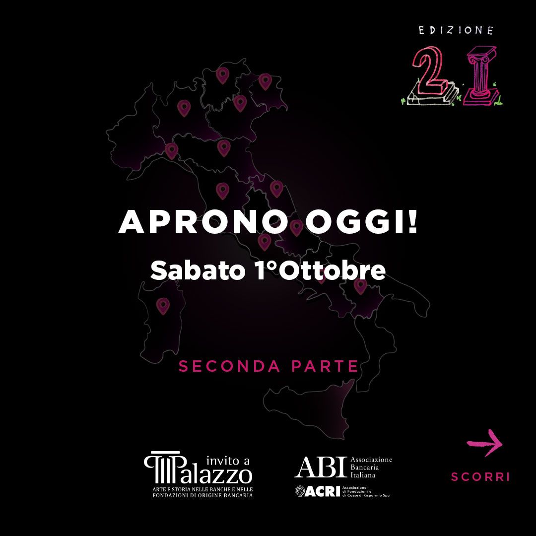 ecultura_vivere's tweet photo. Ed eccoci con la seconda parte delle aperture previste oggi. Andate subito su https://t.co/Y36x8Ai8F8 per tutte le informazioni utili a partecipare agli appuntamenti in programma! https://t.co/ctHYVCwTe7