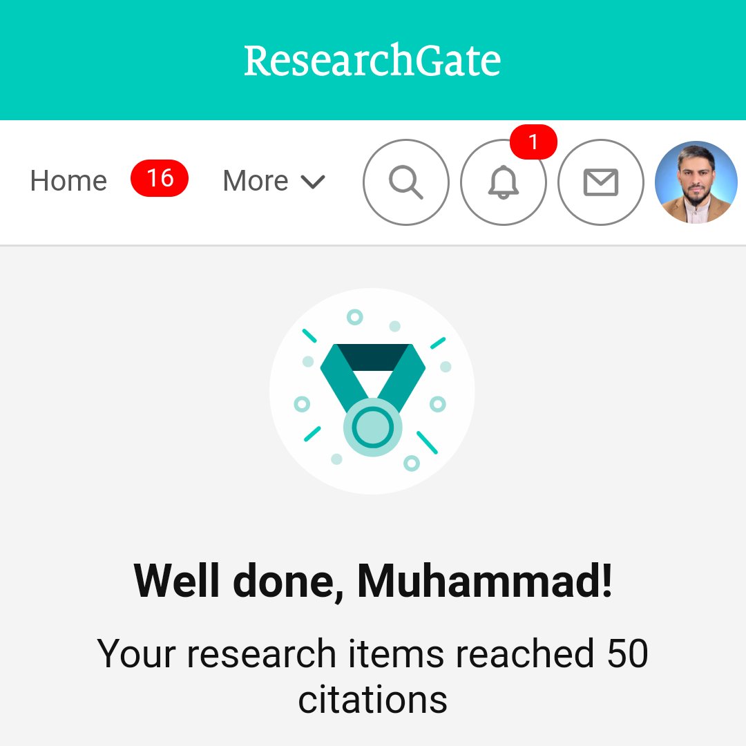 YasirHydrology's tweet image. researchgate.net/profile/Muhamm… via @researchgate
#Hydrology #HydrologicalModeling #ClimateChange #Geospatialanalysis #firstgenerationphd