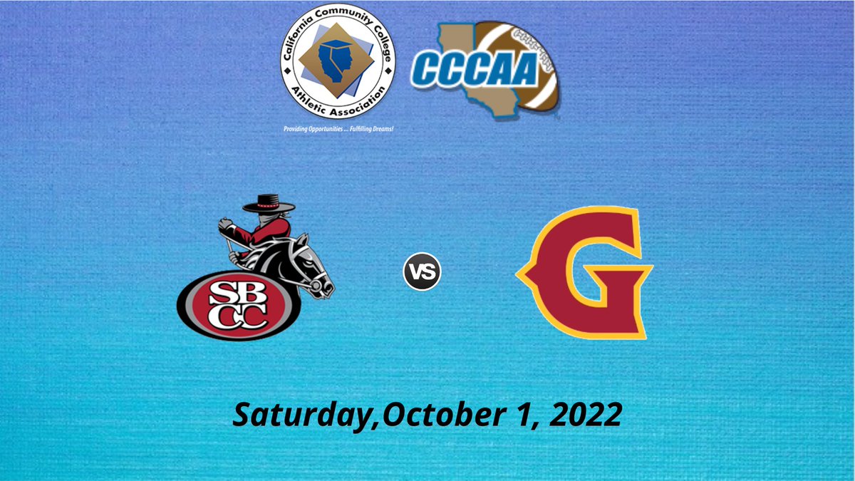 AffiliatedCccaa's tweet photo. Santa Barbara vs Glendale | CCCAA Football
🗓 on Saturday, October 1
⏰ 6:00 PM
📺 https://t.co/uJVouZeb47
@GCCPIO @GlendaleCollege @jarren_flowers @aram_qb_13 @mikelrabadi @lauer_spencer @CoachPainterOK @CornnerRyan @_N1ck12 https://t.co/q6gwE0mByJ