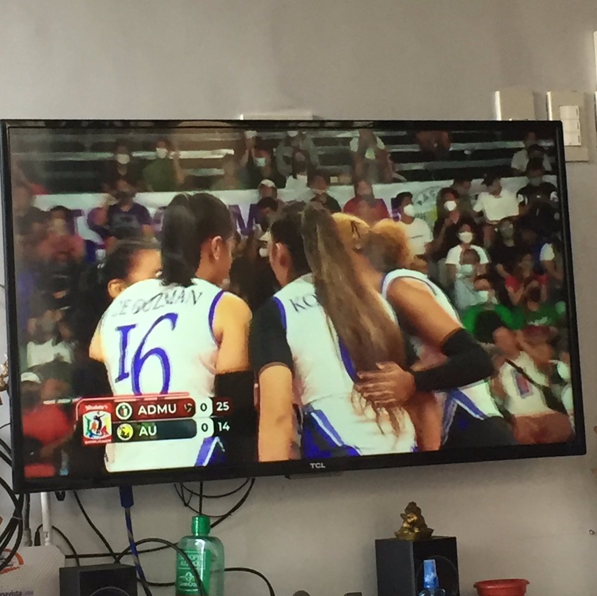 1st set ADMU 25  AU 14
OBF ABE🦅💪