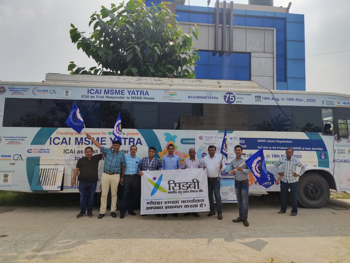 sidbiofficial's tweet photo. #AwarenessProgram was organized on #MSME during @theicai #ICAIMSMEYatra at #Muzaffarnagar.
In the meet various Detailed presentations was made on #Financingschemes of #SIDBI for MSMEs.
#SIDBIMSME https://t.co/QOsEHX2QxV