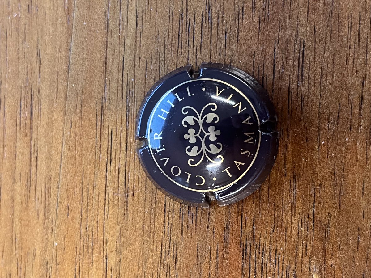 bob_dambergs's tweet photo. Another #muselet cap for my collection….and I have a @CloverHillWines bottle sealer given to me by a past Chief Sparkling winemaker @KarinaDambergs https://t.co/LNkq50rfYt