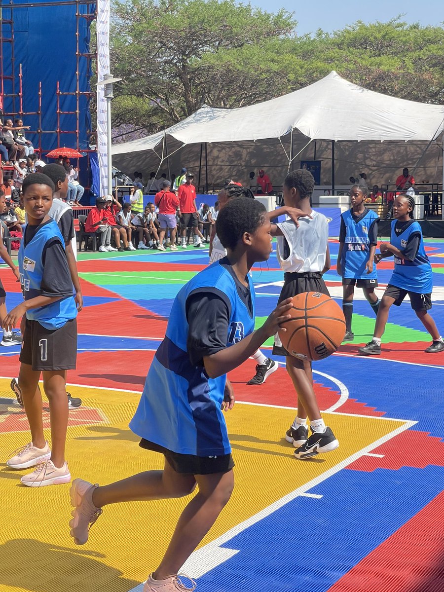 NBA_Africa's tweet photo. It's d-day and the kids are serving ball, through and through.🏀🔥

#NBAAfrica
#JrNBA
#RBSFinals https://t.co/vkhoSckvAF