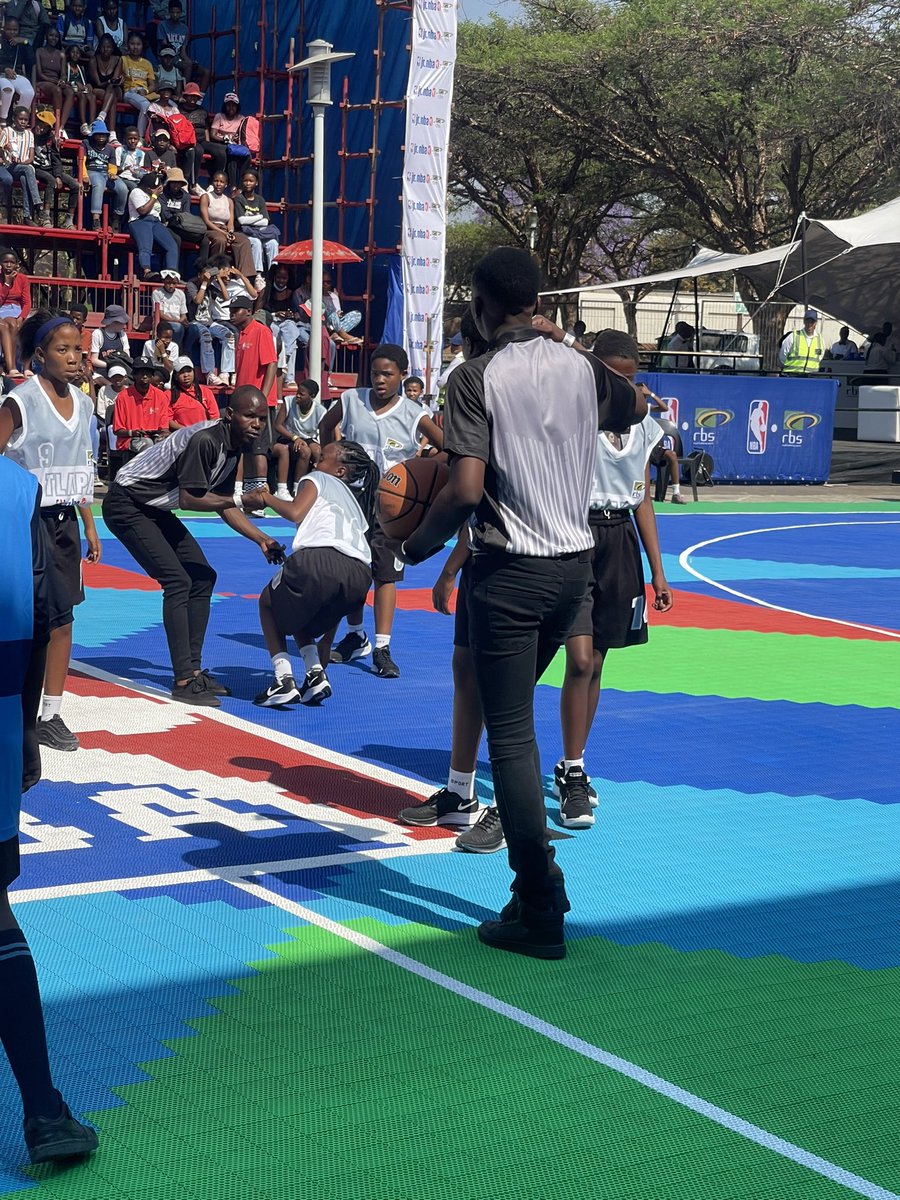 NBA_Africa's tweet photo. It's d-day and the kids are serving ball, through and through.🏀🔥

#NBAAfrica
#JrNBA
#RBSFinals https://t.co/vkhoSckvAF