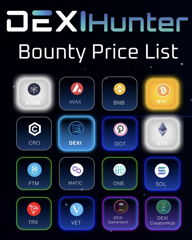 Can you believe that <a href="/dexioprotocol/">Now Seek Protocol</a> have made it possible to collect all these #bounty with a single app 

Still not sure 🤔 how to go about this then just check out the website 

dexioprotocol.com

#dexihunter #BNB #BTC #CRO #ETH #SOL #TRX #matic #One #Ftm 
#AVAX #Dot #vet