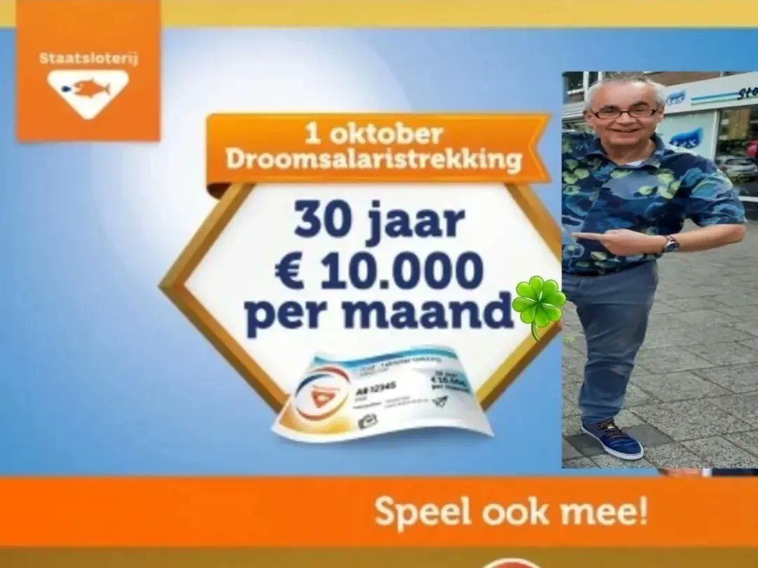 geluksmakelaar's tweet photo. #VANDAAG is het zover, #droomsalaristrekking!
Je hebt nog tot 17.00 uur om je #DROOM bij ons te kopen.
Heel lot €17,50
1/5 lot €3,50.
#Dromen worden waar met een #lot van de #geluksmakelaar! 🍀
#PrimeraZwolle #PrimeraKosterman #Primera
#Al4xDeJackpot #Al6xDeHoofdprijs https://t.co/yU5r3MJGTc