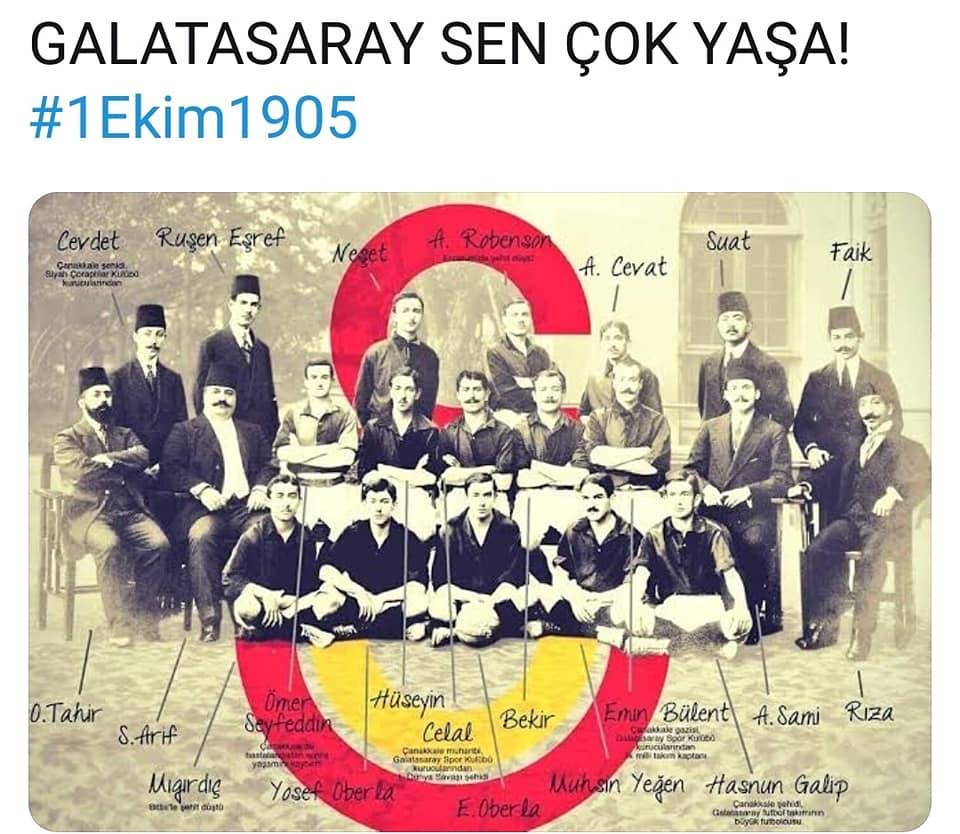 Kimler tarafından, ne zaman, nerede, ne amaçla kurulduğunun bilincinde olmak bir Galatasaraylılık Ayrıcalığıdır... Kutlu Olsun 💛❤️