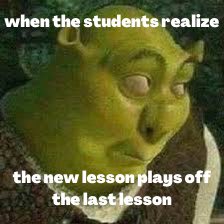 MarandaLSU's tweet photo. Here is my favorite meme I made! 🤭 @Drtamssen @Wes_Kieschnick #EducatorsATLAS #ELRC4507 https://t.co/ga06UL0Cuo