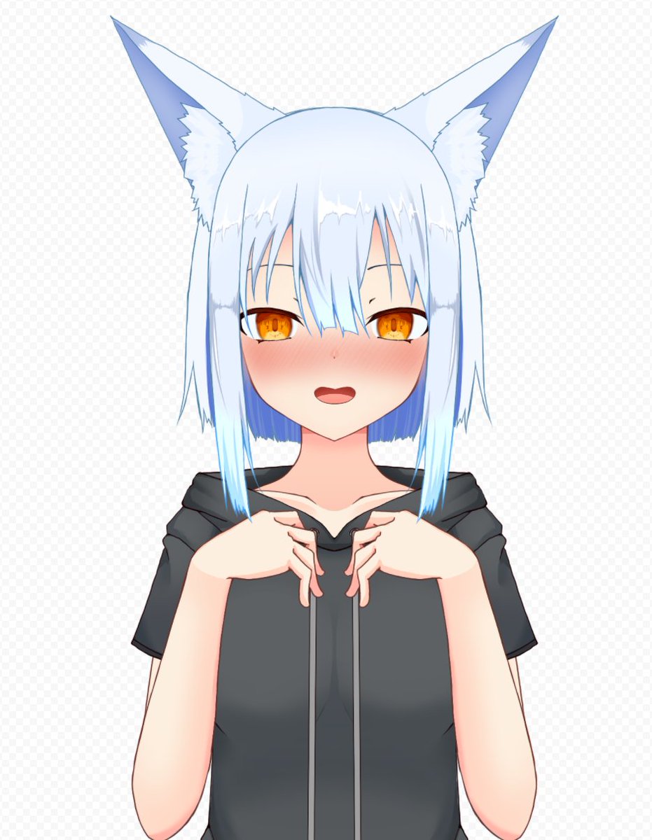 ・赤面追加
・瞳ハイライトをさらに分割
・口形状追加
でなんかすけべ表情出来た気がする 