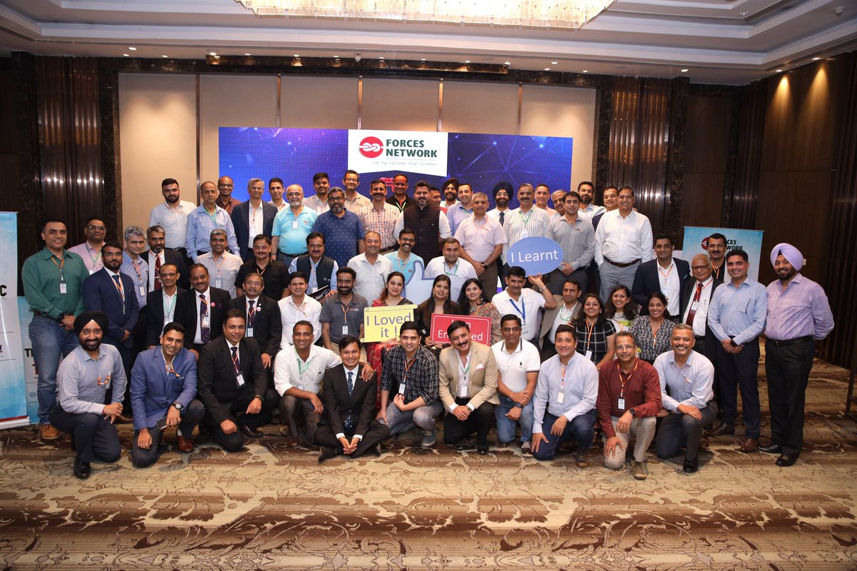 ForcesNetwork1's tweet image. What tells if an Event was a #success? This #pic from our TechTonic Seminar held at New Delhi on 18 Sep 2022 says it all!  3 Cheers for Forces Network- the #Network that #Works!