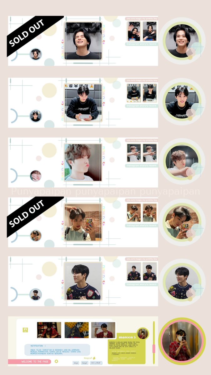 WTS
[Help rt/like]

Layout treasure, straykids
Ready : junghwan, hyunsuk, jeongwoo, jihoon, yoshi, han jisung, felix

Only 2.500/ea
Via shopay dan dana

#zonauang #Zonajajan #zonaba