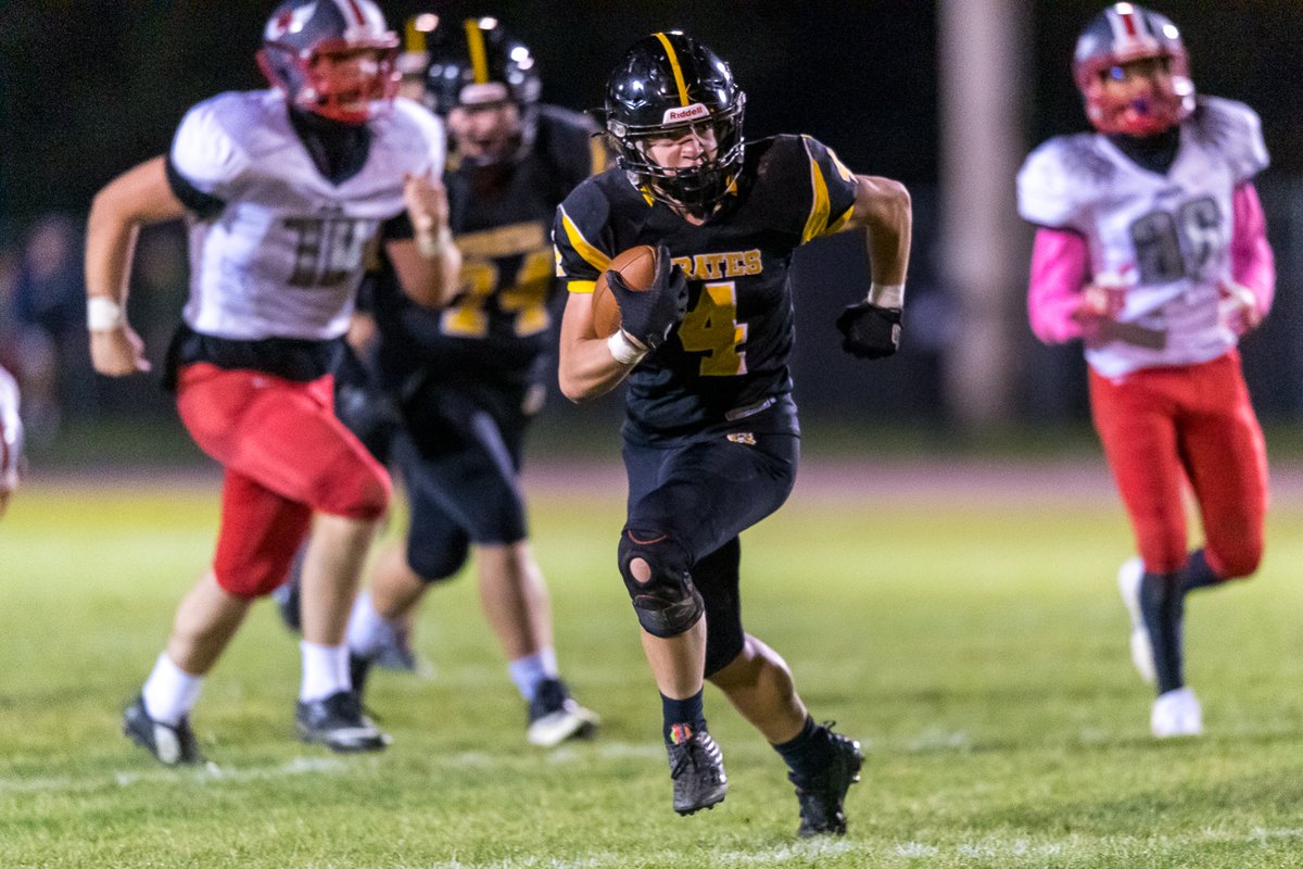 Black River's Seth Gaspari gets loose against the Phoenix. <a href="/BRFootball_/">Black River Football</a> <a href="/BRiverAthletics/">B.R. Athletics</a>