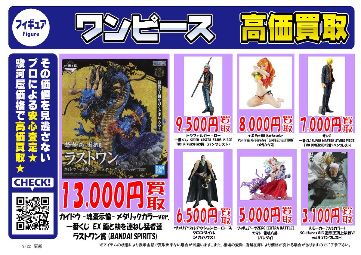 49 割引 中古 一番くじ ワンピース Ex 龍と袂を連ねし猛者達 ラストワン賞 カイドウ 魂豪示像 メタリックカラーver フィギュア Www Psl Ee