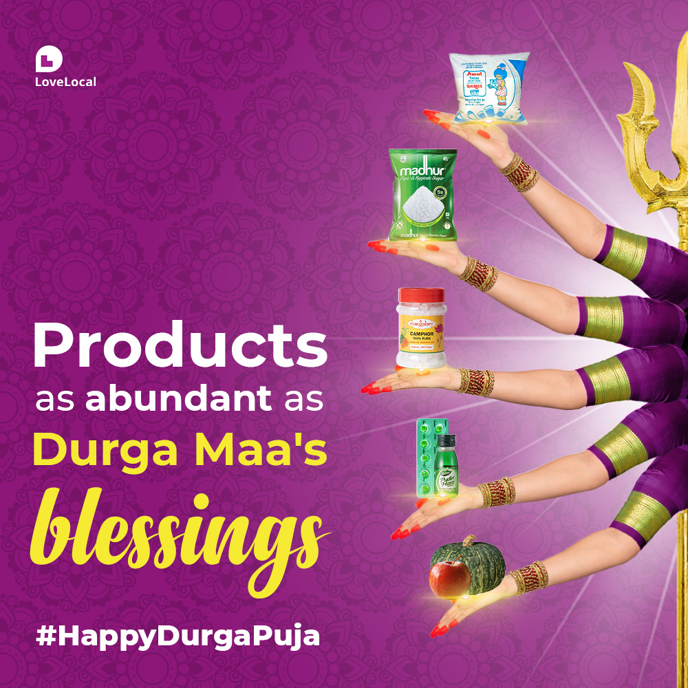 LoveLocalindia's tweet image. Local pandals to delicious prasad, Durga Puja always brings you back home🤗

#LoveLocal #LocalBusiness #LocalRetailer #SupportLocalBusiness #VocalForLocal #SupportIndianBusiness #DurgaPuja #DurgaPuja2022 #HappyDurgaPuja
