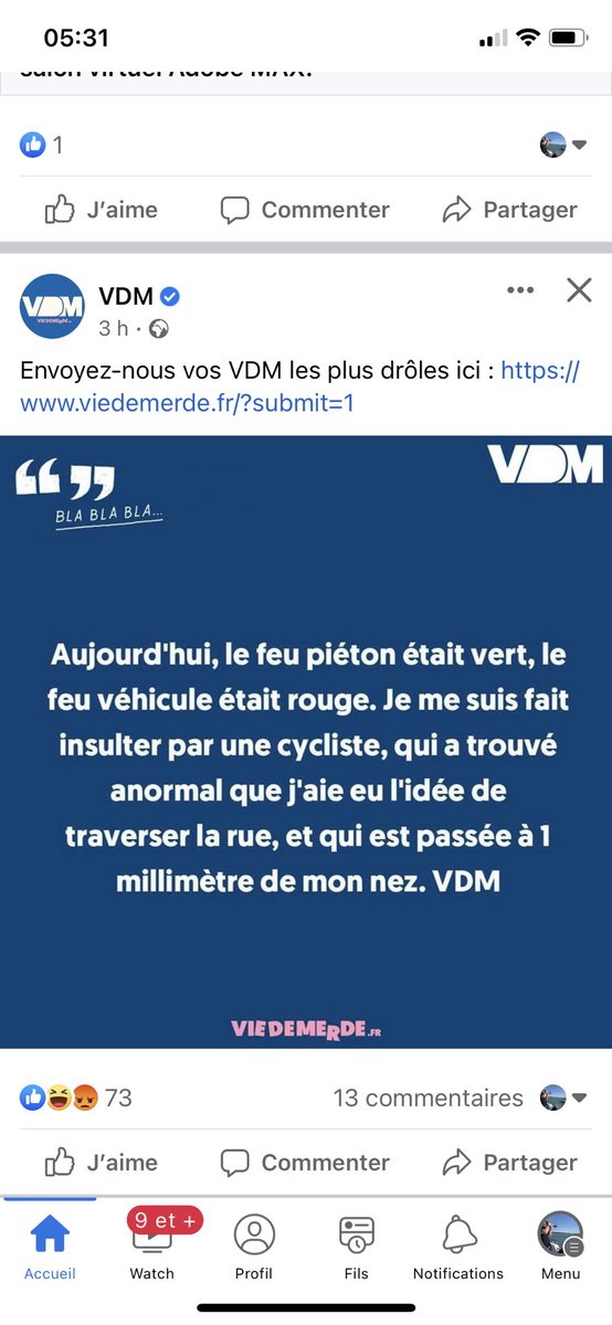 YellowChickBike's tweet photo. Si même #VDM s’y met.. ☝️🤔

« Envoyer-nous vos VDM les plus drôles… » C’est vrai qu’on s’marre bien là 👌🤥 https://t.co/EXPjM4fxkA