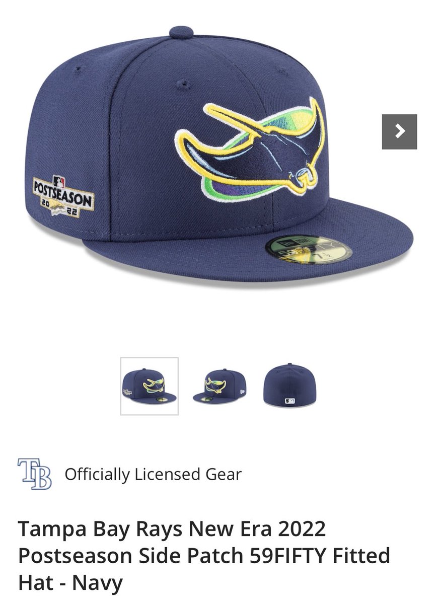 The #DevilRays logo hat will make another postseason appearance!