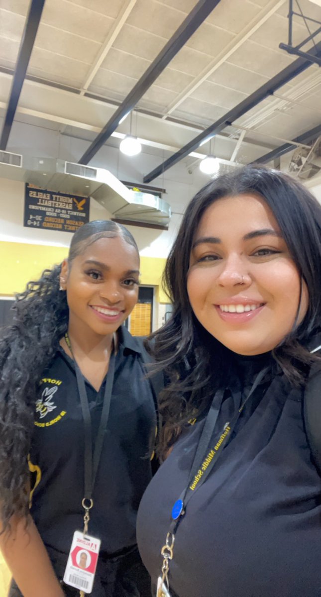 DanceHoffman's tweet photo. Your coaches checking in! We are so proud of our kiddos! They killed it and helped put a STINGING to Nimitz! SWOOOOOP! @HoffmanMS_AISD @AggieAdmin92 @MsD_Burnett https://t.co/PBpERcAB1o