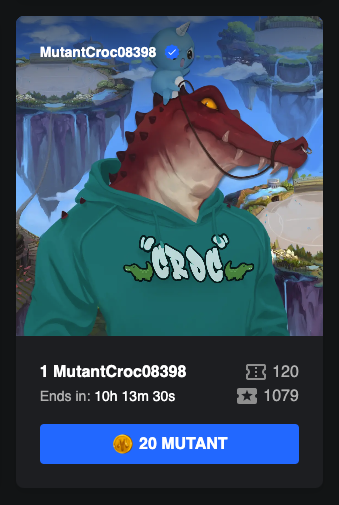 mczdesign's tweet photo. Doubling down on this Naru rider @MutantNFTs π
I hope your luck rubs off on me @CryptoRezen ππ
#MakeMeLikeRezen #MutantMafia #MutantCrocs #MutantNFTs #Raffles #LabsbyMutants https://t.co/SEGeR5aeMT